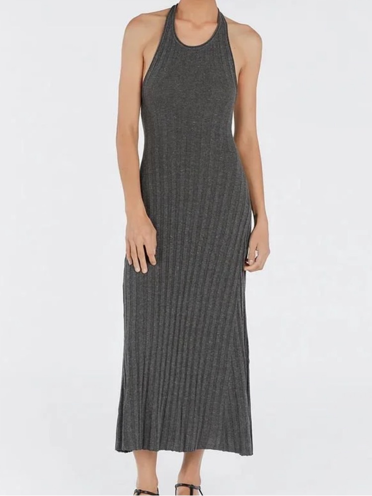 Dissh Goldie Slate Marble Midi Dress